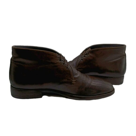 To Boot New York Adam Derrick Mens 7.5 M 'Cory' Brown Leather Chukka Boots Italy - Picture 11 of 11